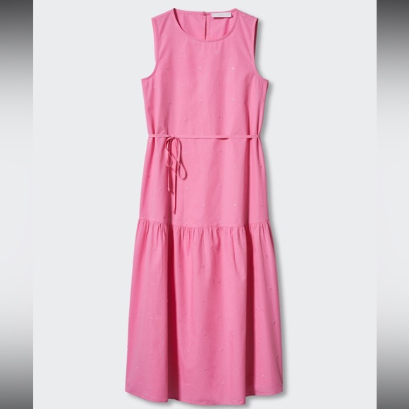 Mango Floral Embroidery Dress - Picture 2 of 10